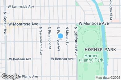 Map image of the property - 4303 N Francisco Ave