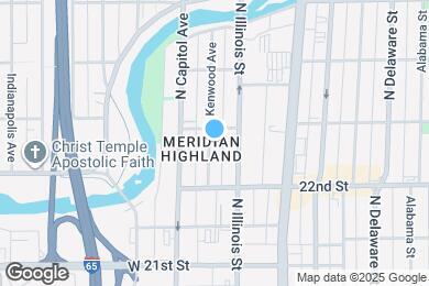 Map image of the property - 2253 N Kenwood Ave