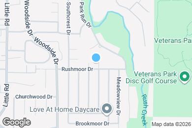 Map image of the property - 2508 Ridgemoor Ct