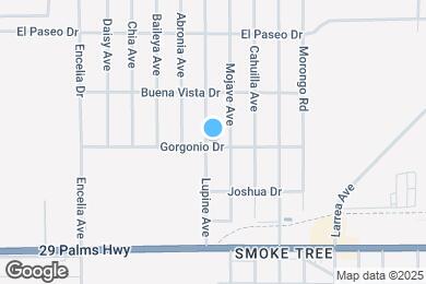 Map image of the property - 71938 Gorgonio Dr