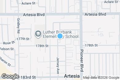 Map image of the property - 17710 Jersey Ave