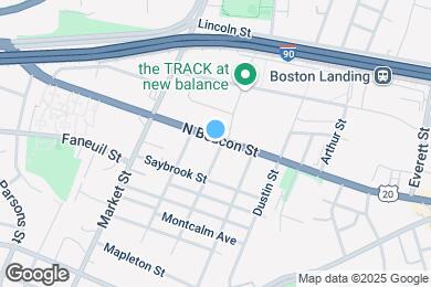 Map image of the property - 160 North Beacon St