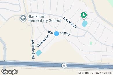 Map image of the property - 1034 Hampton Dr