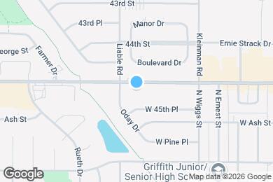 Map image of the property - 933 W Glen Park Ave