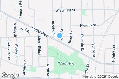 Map image of the property - 806 Miller Ave