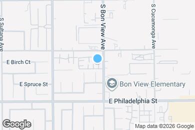 Map image of the property - 2046 S Bon View Ave