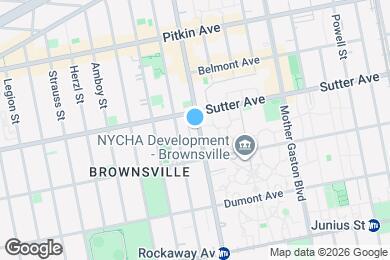 Map image of the property - 548 Rockaway Ave