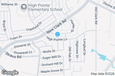 Map image of the property - 216 High Pointe Ln
