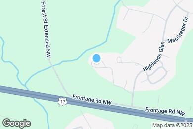 Map image of the property - 58 Highland Forest Cir
