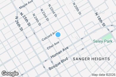 Map image of the property - 1400 N 23rd St
