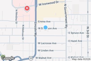 Map image of the property - 408 W Davidson Ave