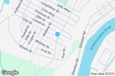 Map image of the property - 912 Hancock Ave