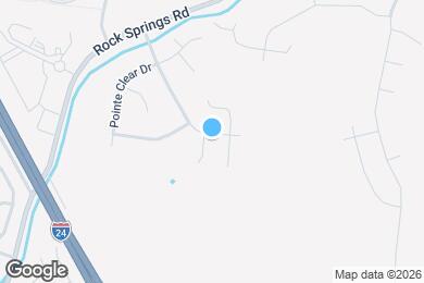 Map image of the property - 101 Crestside Ct