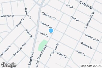 Map image of the property - 524 S Confederate Ave