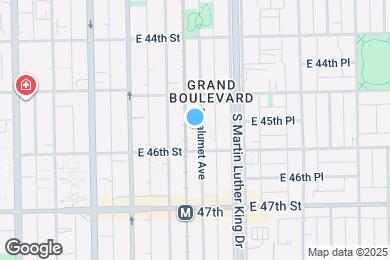 Map image of the property - 4530 S Calumet Ave