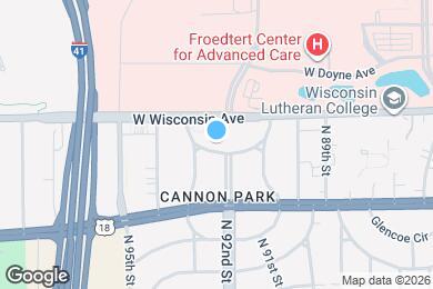 Map image of the property - 9212 W Michigan St