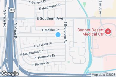 Map image of the property - 2519 E Pebble Beach Dr