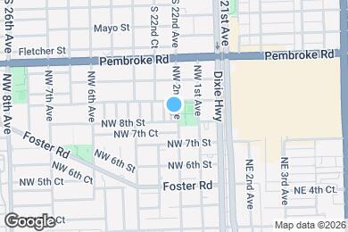Map image of the property - 809 NW 2nd Ave