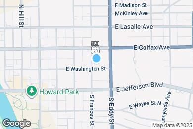 Map image of the property - 1003 E Washington St