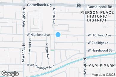 Map image of the property - 776 W Coolidge St