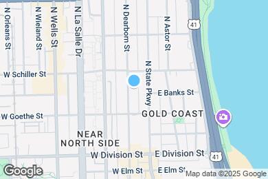 Map image of the property - 1337 N Dearborn St