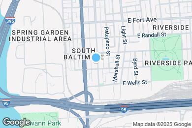 Map image of the property - 1734 S Charles St