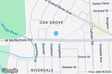 Map image of the property - 22448 W McNichols Rd