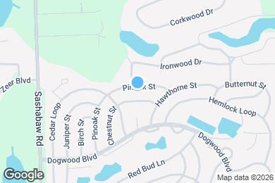 Map image of the property - 3643 Pinoak St