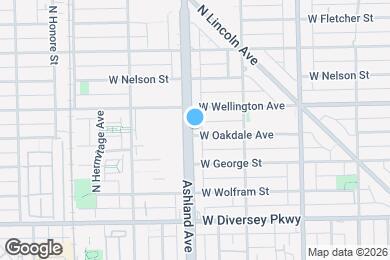Map image of the property - 2937 N Ashland Ave