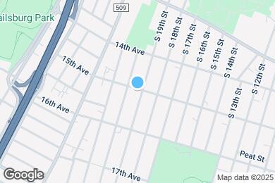 Map image of the property - 641 15th Ave