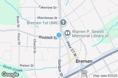 Map image of the property - 314 Gordon St
