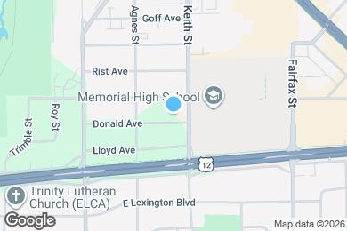 Map image of the property - 1910 Donald Ave