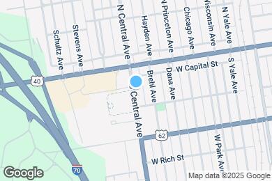 Map image of the property - 58 S Central Ave