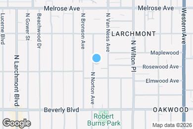 Map image of the property - 432 N Norton Ave