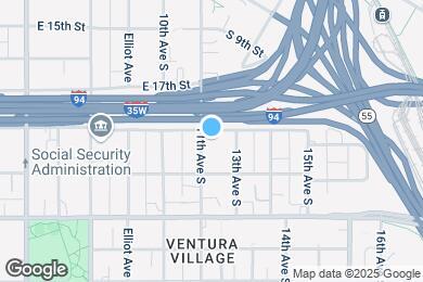 Map image of the property - 1805 11th Ave S