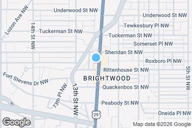 Map image of the property - 6210 Georgia Ave NW