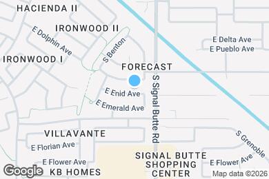 Map image of the property - 10728 E Enid Ave