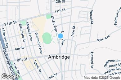 Map image of the property - 898 Duss Ave
