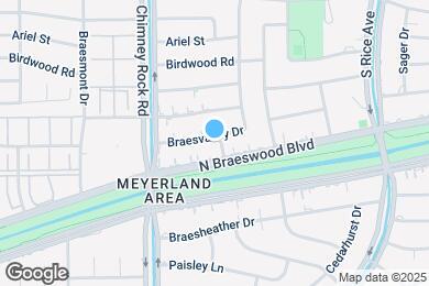 Map image of the property - 5223 Braesvalley Dr