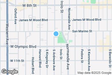 Map image of the property - 964 S Ardmore Ave