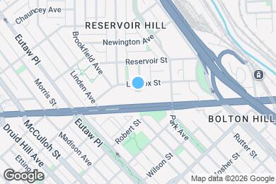 Map image of the property - 2024 Bolton St