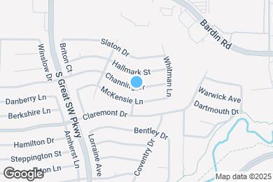 Map image of the property - 2437 Channing Dr