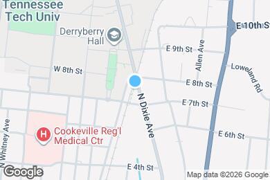 Map image of the property - 722 N Dixie Ave