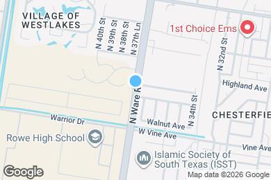 Map image of the property - 4117 La Vista Ave
