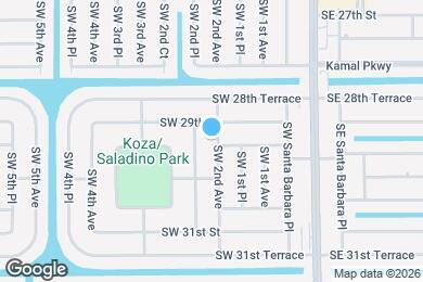 Map image of the property - 2912 SW 2nd Ave