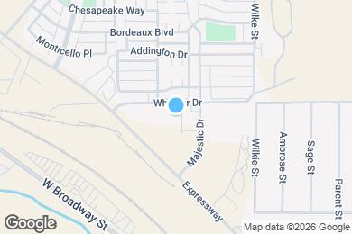 Map image of the property - Majestic Drive Apartments