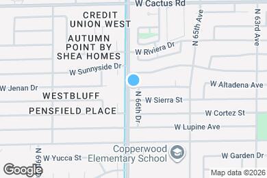 Map image of the property - 11616 N 66th Dr