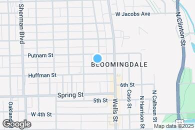 Map image of the property - 1703 Cortland Ave