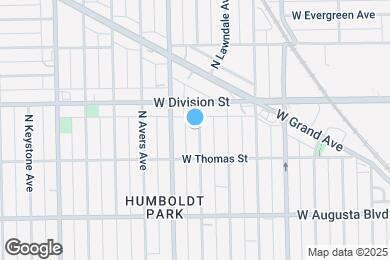 Map image of the property - 1134 N Ridgeway Ave