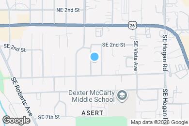 Map image of the property - 300 SE Morlan Ave